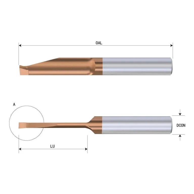 Cylindrical object technical drawing